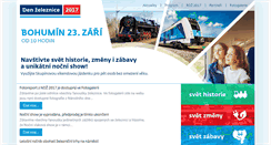 Desktop Screenshot of denzeleznice.cz